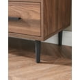 thumbnail image 5 of Home Source 59' Exquisite Bar Wine Cabinet with Glass Door, 4 Adjustable Shelves, Dedicated Wine Glass Stemware Rack, and 2 Convenient Drawers for Utmost Elegance and Organization, 5 of 7