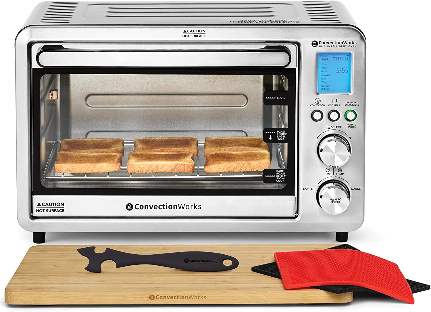 compact convection oven countertop
