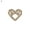 7#, variant on opvise Nail Decor Bow-tie Heart Shape DIY Design Alloy Nail Art Rhinestones Jewelry for Nail Salon