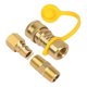 thumbnail image 1 of RV Propano Conector Adaptador 3/8 Pulgada Conexión Rápida Accesorio Portátil Fabricado en Latón Resistente Función de Instalación Fácil Adecuado para, 1 of 8