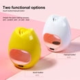thumbnail image 3 of Labymos 16W Mini LED Nail Dryer Curing Lamp Rose Shape Travel Pocket Size 60S Timer USB Portable Sun Light Button/Automatic Sensor Nail Art Tools for Fingernail and Toenail, 3 of 7