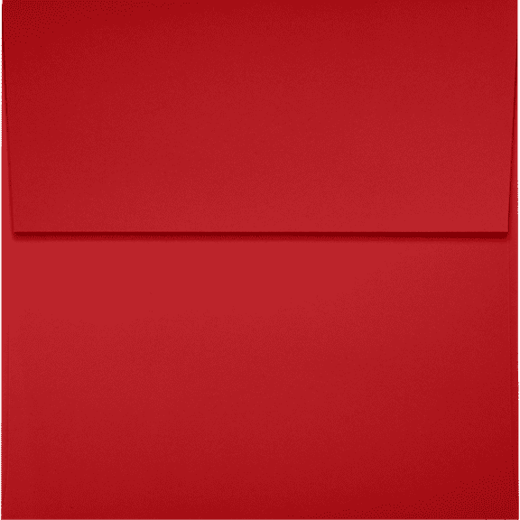 LUXPaper 4 x 4 Square Envelopes, 80 lb. Ruby Red, 250 Pack