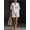 White, variant on Two Piece Linen Short Sets for Women Short Sleeve V Neck Shirt Top and Shorts Casual Summer Travel Vacation Outfits Loose Short Sleeve