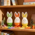 thumbnail image 6 of Hometravel Easter Bunny Eggs Decorations, Colorful Plastic Egg and Rabbit Ornaments, Festive Spring Decoration for Table, Basket, and Party Display, 6 of 6