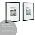thumbnail image 3 of Mainstays – 8x10 Picture Frame – Black 2 Piece Gallery Set Matted Wall Photo Frame, 3 of 8