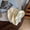Rice white, variant on Autumn And Winter Japanese Style Solid Color Pile Up Hats For Children To Look Small And Fashionable With A Bare Face. Cold Hats With A Lazy Style And A Loose Hood