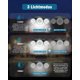 thumbnail image 3 of Lámpara solar para exteriores, 70 LED con sensor de movimiento, resistente al agua IP65, luz solar de pared giratoria de 360° para balcones y jardines., 3 of 5