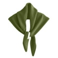 thumbnail image 4 of MIASHUI Women's Korean Style Solid Color Triangle Scarf Shawl, Winter Fashion Knitted Neck Warmer, Versatile Thin Scarf for Women, Autumn Outdoor Travel Accessory Green, 4 of 4