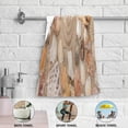 thumbnail image 4 of Seashells Starfish Conch Kitchen Hand Towels 2 PCS, Beach Sand Circle Fingertip Bath Towels Ultra Soft and Highly Absorbent, Decorative Face Towels Dish Washcloths, 28.3"x14.4", 4 of 4