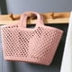 thumbnail image 4 of Cesto para ropa sucia portátil, estante grande para ropa, cesto hueco para el baño, rosa, 4 of 6