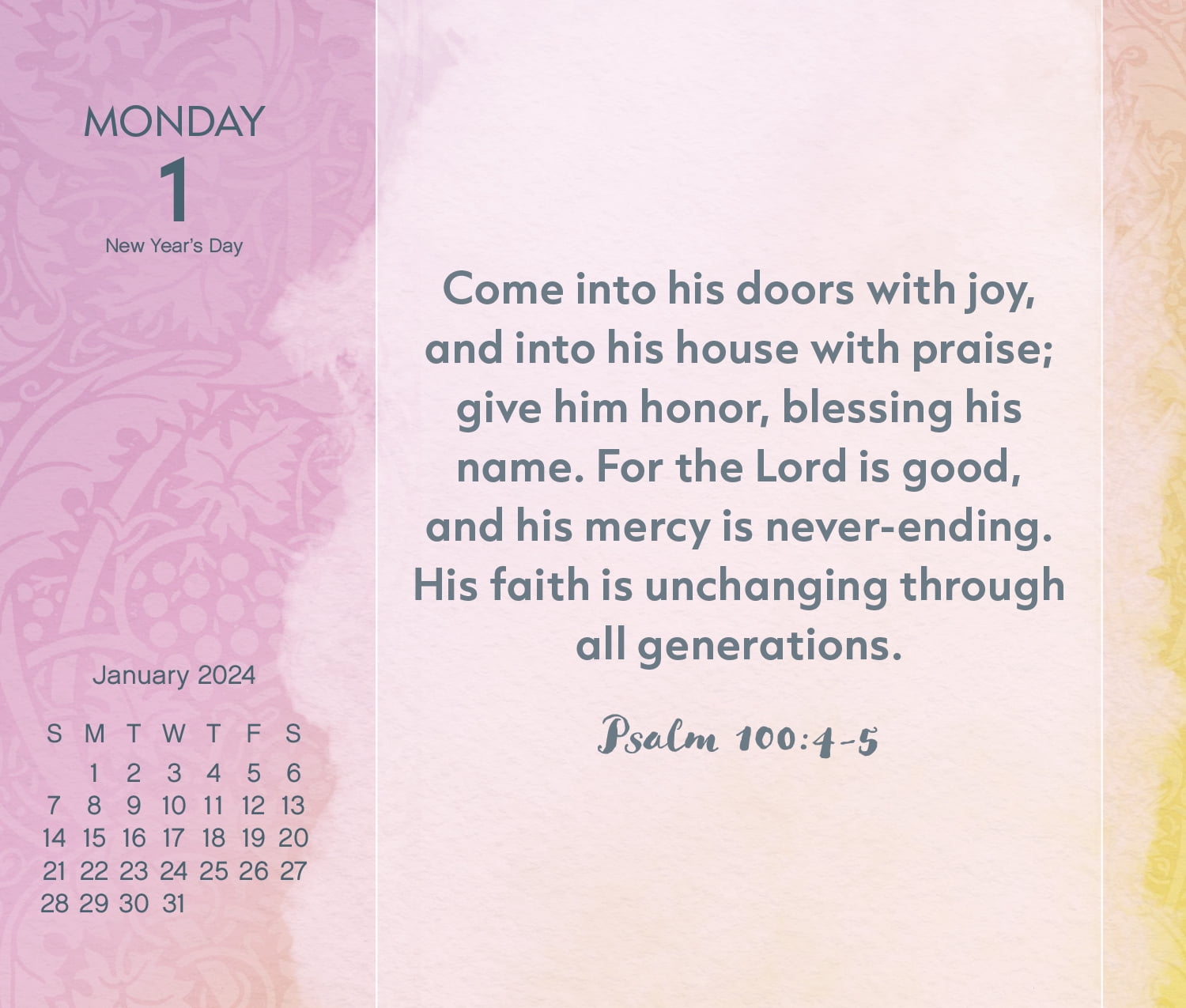 2024 Bible Verses Box Calendar