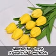 thumbnail image 3 of 10 piezas de tulipán artificial de seda flor a granel decoración de boda de cocina de hogar, 3 of 5