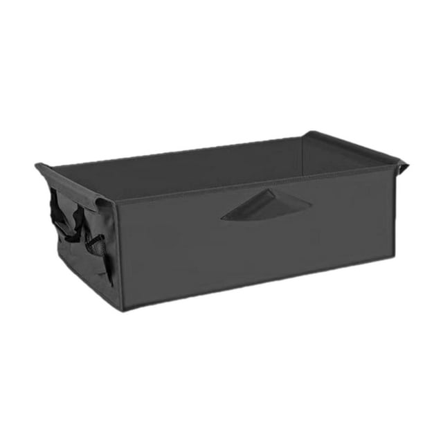 Forro para carrito de camping, bolsa interior plegable de tela Oxford para carrito de la compra, ideal para jardín, compras, recados y actividades al Negro 80cmx46cmx27cm