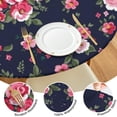 thumbnail image 4 of Pioneer Flower Floral Print Pattern Round Fitted Tablecloth with Elastic Edge,Dining Table Cover Waterproof,Outdoor Round Tablecloth for Camping,Dining,Indoor and Outdoor, 4 of 7