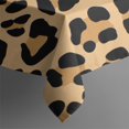 thumbnail image 3 of Beige and Black Of Leopard Print Rectangle Tablecloth 60"x102",Waterproof Polyester Rectangle Table Cloth, Wipeable Spillproof Polyester Tablecloth for Dining, Camping, Indoor and Outdoor, 3 of 6