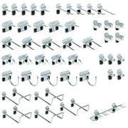 Triton Products® LocHook 46-Piece Zinc Plated Steel Hook Assortment for LocBoard
