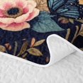 thumbnail image 5 of Homewish Hippie Butterfly Quilt Full, Flower Moon Stars Full Bedspread Sets, 3 Pieces 1 Coverlet and 2 Pillowcases, 5 of 7