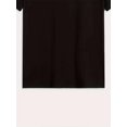 thumbnail image 4 of T-Shirt Décontracté à Col Rond pour Hommes, Haut en Tricot à Manches Courtes avec Imprimé Graphique, 100 % Coton, Légèrement Extensible, Coupe Régulière, 140gsm - Tee-Shirt Noir pour Vêtements d'Été à Manches Courtes pour Hommes Adultes, 4 of 6