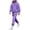 Purple, variant on Stamzod Fall Winter Tracksuit Men 2 Piece Hoodie Jogging Suits Casual Athletic Sweatsuits for Men Halloween Costumes M