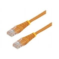 thumbnail image 2 of StarTech.com 15 ft Cat5e Patch Cable with Molded RJ45 Connectors - Orange - Cat5e Ethernet Patch Cable - 15ft UTP Cat 5e Patch Cord (M45PATCH15OR) - Patch cable - RJ-45 (M) to RJ-45 (M) - 15 ft - UTP - CAT 5e - molded - orange, 2 of 4
