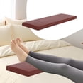 thumbnail image 6 of Wswqop Bolster Pillow Body Positioning Pad Sponge PU Leather Lightweight Cushion Square 50cmx15cmx2.5cm, 6 of 9