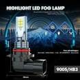 thumbnail image 4 of D1S 9005/HB3 HID/LED Headlight High Low Beam+9145 Fog Light Bulbs Plug&Play 6000K 6PCS, 4 of 11