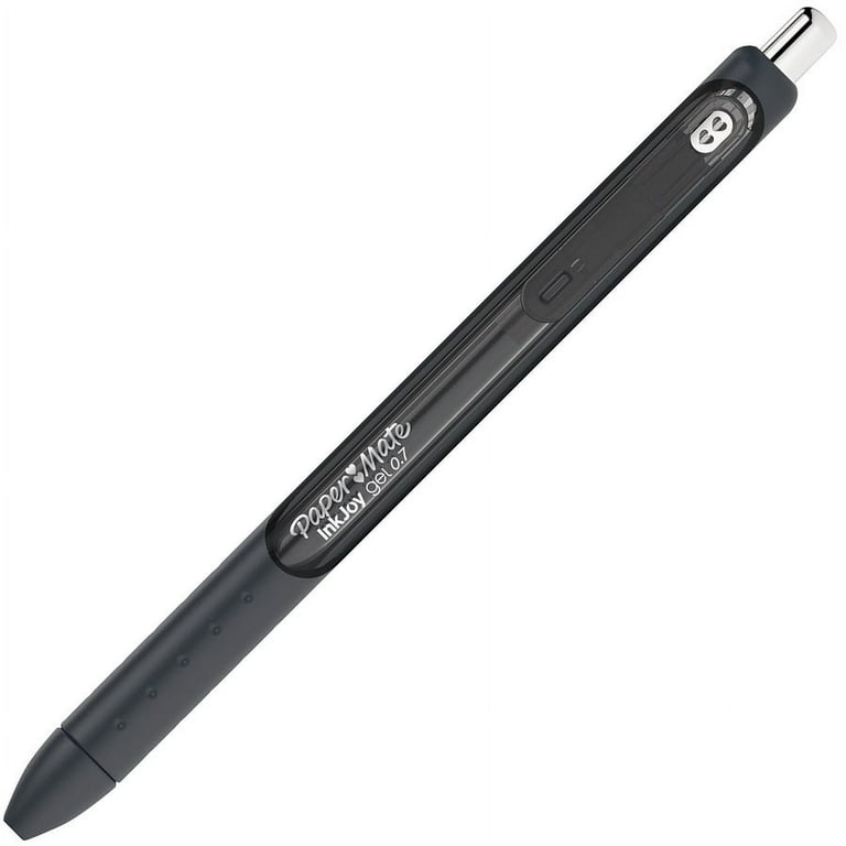 Paper Mate InkJoy Gel Pen - 0.7 mm Pen Point Size - Retractable - Black Gel-based Ink - Black Barrel - 10 / Pack Paper Mate InkJoy Gel Pen - 0.7 mm Pen Point Size - Retractable - Black Gel-based Ink - Black Barrel - 10 / Pack