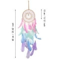 thumbnail image 3 of KFIWSZC Dream Catchers For Bedroom Adult Boys Girls Wall Hanging Decor With LED Handmade Feather Dreamcatcher With Crystal Stone American Blessing Gift, 3 of 4