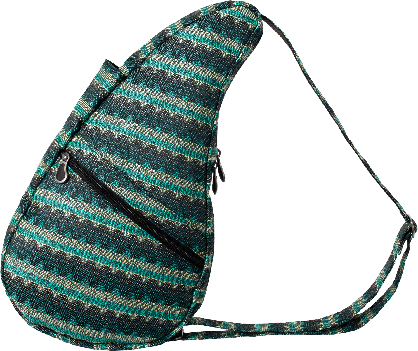 AmeriBag 17" Print Crossbody Sling Healthy Back Bag (Ric Rac)