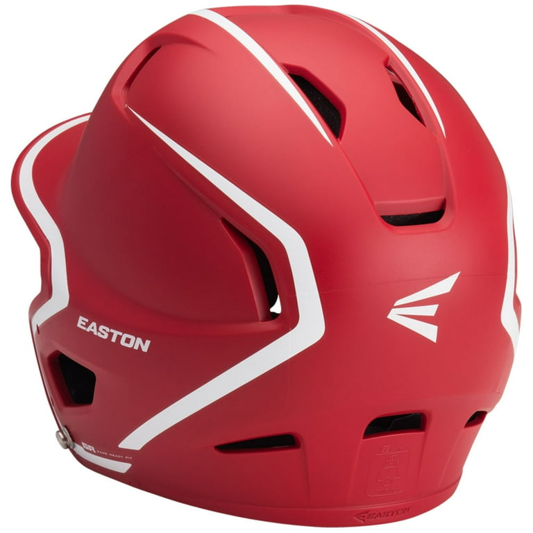 Easton Z5 2.0 Matte Two-Tone Batting Helmet - Senior | Red/White