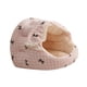 thumbnail image 5 of Cama para gatos tipo cueva redonda, cama para mascotas cálida tipo cápsula para gatos con cortina de puerta, cómoda y cubierta. Rosa, 5 of 9