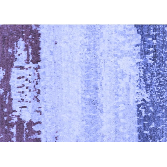 Ahgly Company Indoor Rectangle Abstract Blue Modern Area Rugs, 5' x 8'