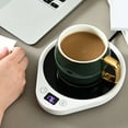 thumbnail image 4 of Mug Warmer, Upgrade Coffee Warmer & Cup Warmer for Desk with 3 Temperature Settings - white, 4 of 6