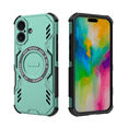 thumbnail image 1 of Funda GANGXUN para iPhone 16 , magnética, resistente a golpes, con soporte, unisex, carga inalámbrica, 1 of 4