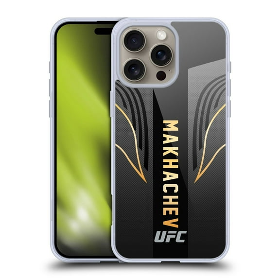 Head Case Designs UFC Islam Makhachev Fighter Kit Soft Gel Case for Apple iPhone 16 Pro Max