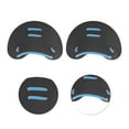 thumbnail image 3 of Unique Bargains 1 Pair Unisex Adult Durable Hand Flippers for Swimming Black, 3 of 6