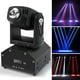thumbnail image 2 of U`KING Luz de escenario con cabezal móvil RGBW (4 en 1) DMX512 Lámpara de efecto de escenario giratoria para DJ Disco Club Fiesta Danza Boda Bar Teatro Pub Luces navideñas, 2 of 3