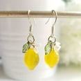 thumbnail image 6 of Unique Fruit Theme Earrings Artistics Sturdy Resin Lemon Pendant Findings, 6 of 10