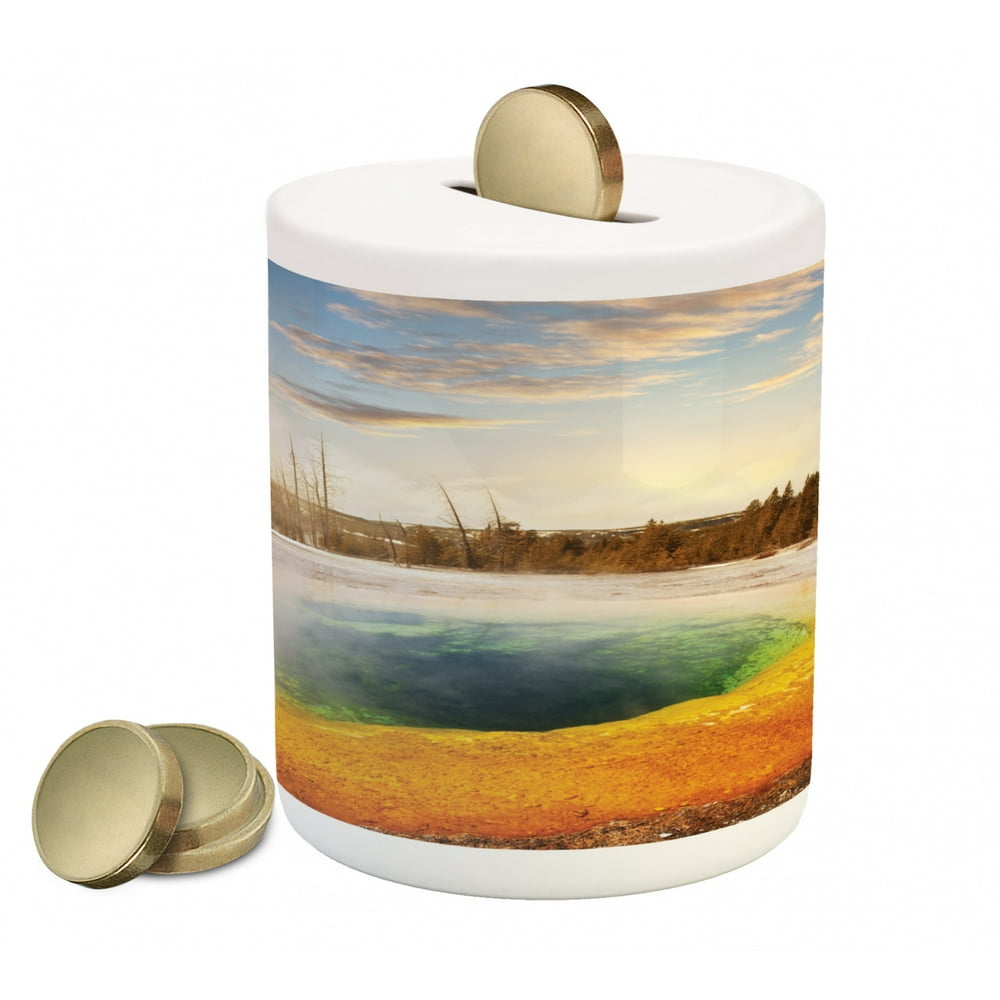 Yellowstone Piggy Bank, Morning Glory Pool in Yellowstone ...