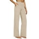 thumbnail image 1 of Pantalones de Yoga para Mujer, de Pierna , con Bolsillos, Cintura Alta, Elásticos, Informales, Deportivos. Albaricoque M, 1 of 9