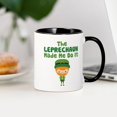 thumbnail image 3 of CafePress - Leprechaun Made Me Mug - 11 oz Ceramic Mug - Novelty Coffee Tea Cup, 3 of 4