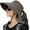Army Green, variant on Women Sun Hat, Hiking Safari Hat with Neck Flap, UPF 50+ Wide Brim and Ponytail Hole（Light Grey）