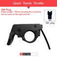 thumbnail image 1 of Alician Tt-009 Thumb Throttle Left Right Universal Quick Release SM Waterprooof Connector Bicycle Modification Accessories, 1 of 9