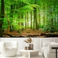 thumbnail image 3 of Idea4wall 5pcs Nature Forest Path Stick Wallpaper Removable Wall Murals Large Wall Stickers for Home Decoration, 72"x120", 3 of 5