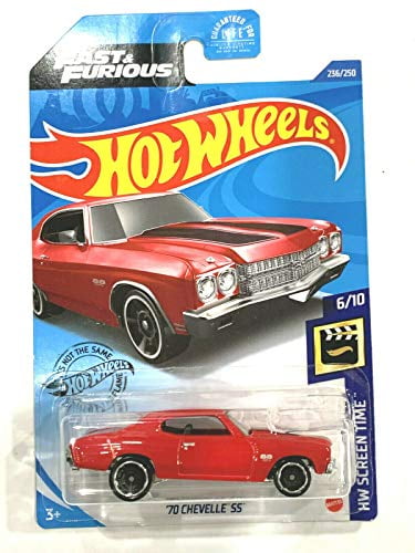 Details about   2018 Hot Wheels Walmart Exclus Fast & Furious 2/6 '70 CHEVELLE SS Gray w/Gray5Sp 