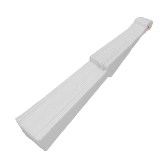 Plastic Fabric Hand Foldable Fan for Ladies Men White