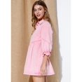 thumbnail image 5 of Vestido camisero vaquero de una sola botonadura para mujer, informal, holgado, sencillo, retro, para ir al trabajo, para otoño e invierno, nuevo, 5 of 5