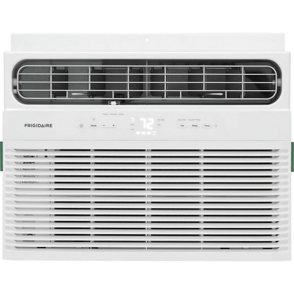 Frigidaire 8,000 BTU Window Room Air Conditioner with Supplemental Heat up to 350 sq ft, White