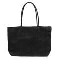 thumbnail image 2 of Tejido de playa de verano de paja Negro Sunnimix Bolso de la paja, 2 of 8