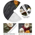 thumbnail image 2 of FMSHPON Autumn Pumpkin Xmas Christmas Tree Skirt Stand Mat for Holiday Party Decoration Indoor Outdoor 48 inches, 2 of 6